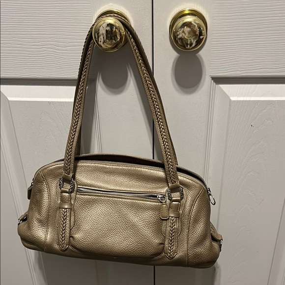 Brighton Gold Leather Shoulder Bag - Picture 2 of 11